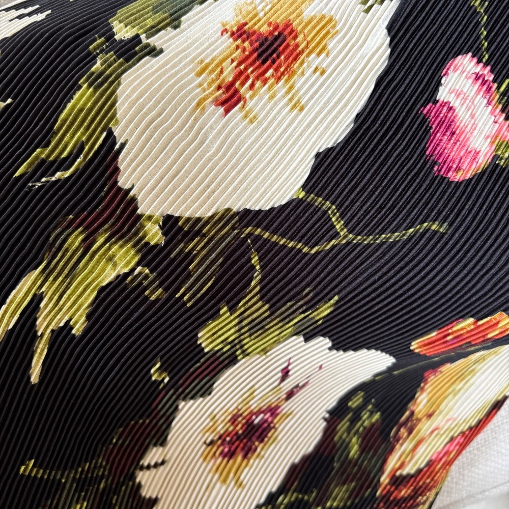 Abercrombie & Fitch Floral Black Midi Dress - Picture 16 of 16
